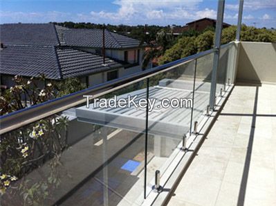 Clear Toughened/Tempered Glass for Swimming Pool Fence