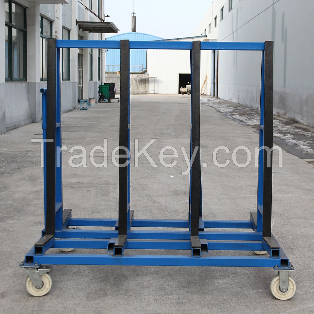 400kg Load Trolley Hand Cart for Glass/Slad Storage or Transfering