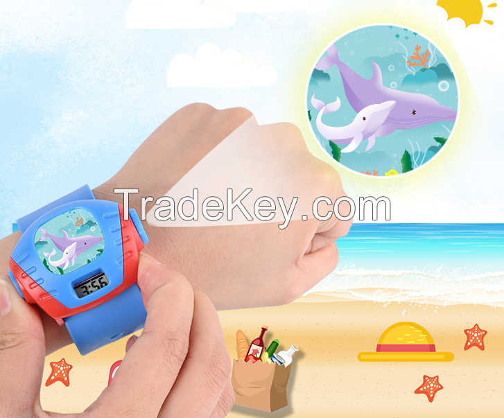 Projection Children's Electronic Watch Cartoon Sports Children's Watch Pattern Can Be Customized Children's Electronic Watch