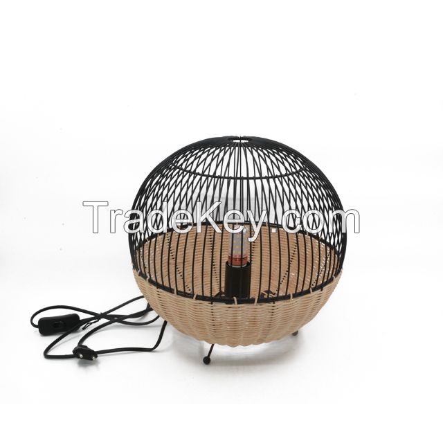 Hot sale handmade rattan metal Bamboo Pendant Wicker Light Shades Lampshades Lamp Shade hotel home decor 