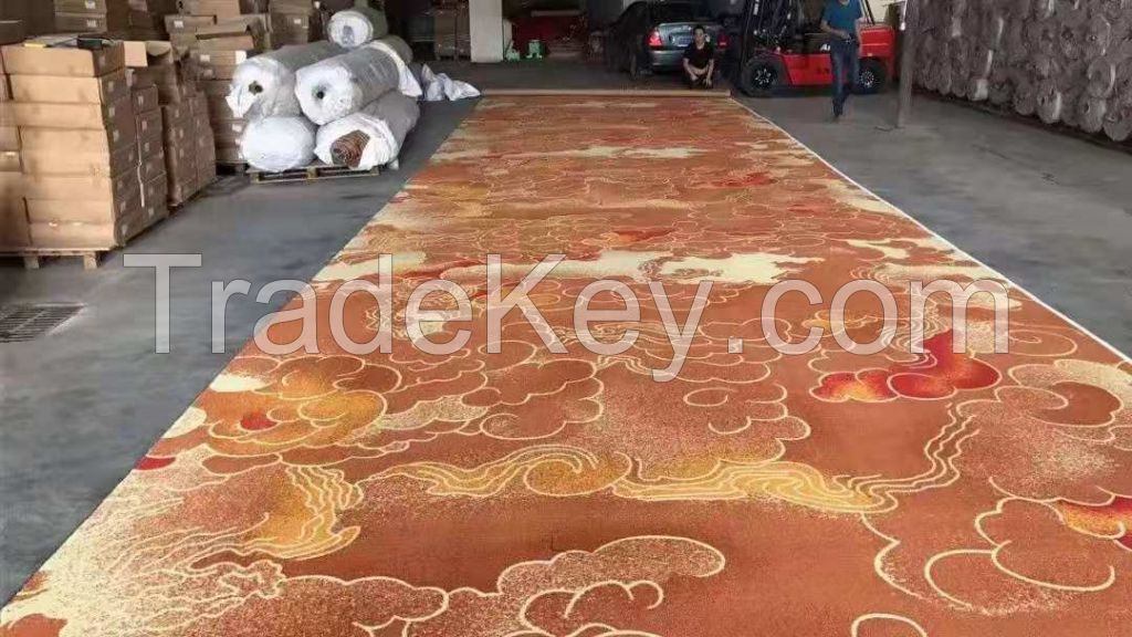 YAMEI machine made acrylic wall to wall carpet for hotel, office, pulic places