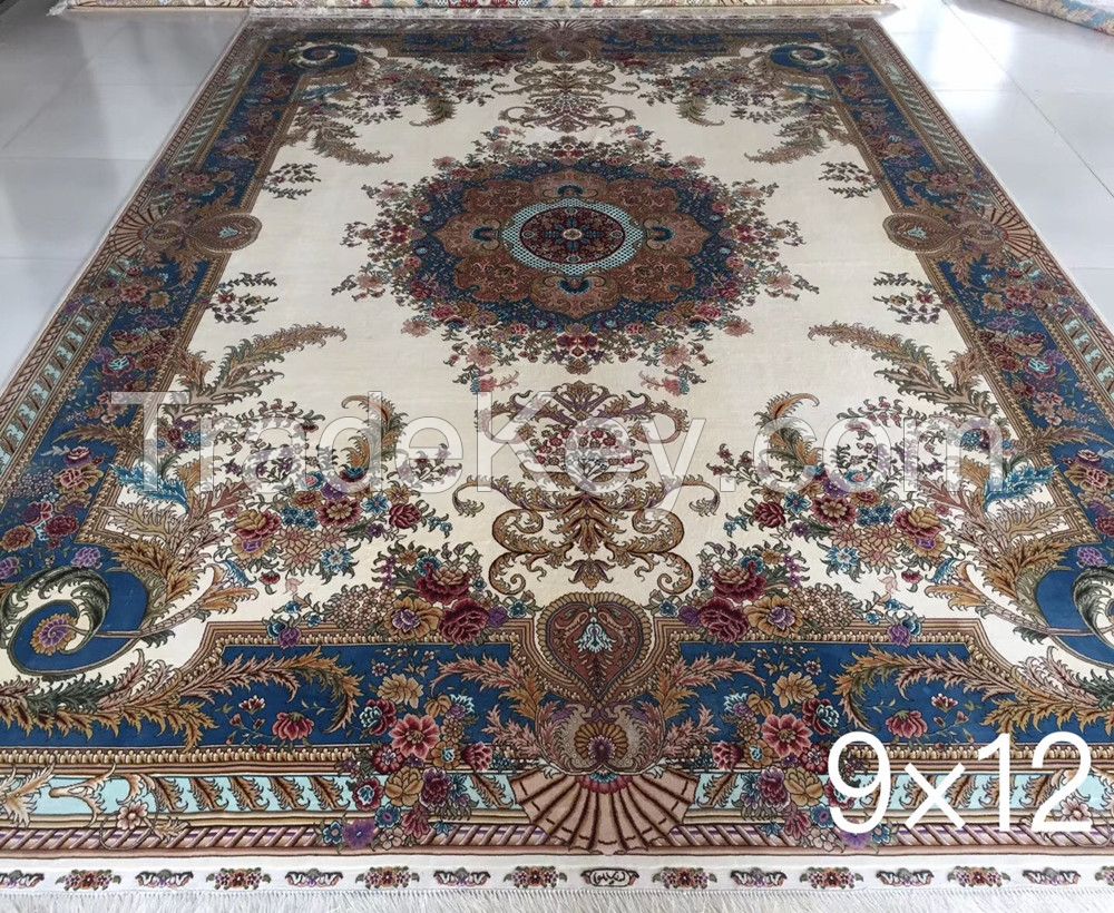 yamei handmade silk persian carpet and rug for sale