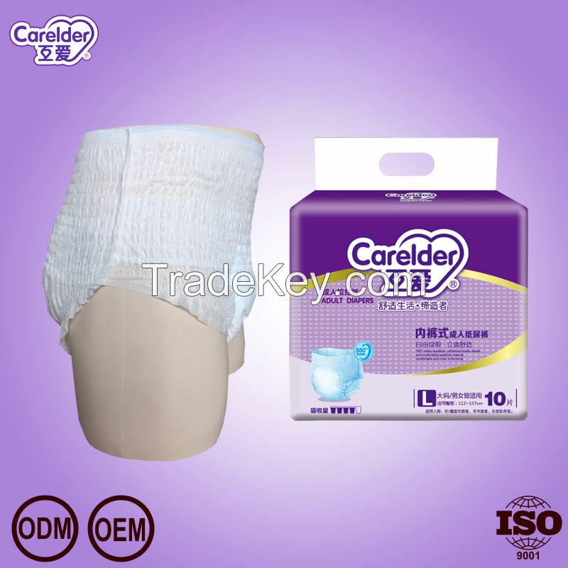 Carelder Wholesale High Quality Pull up Adult Diaper Pant for Female a