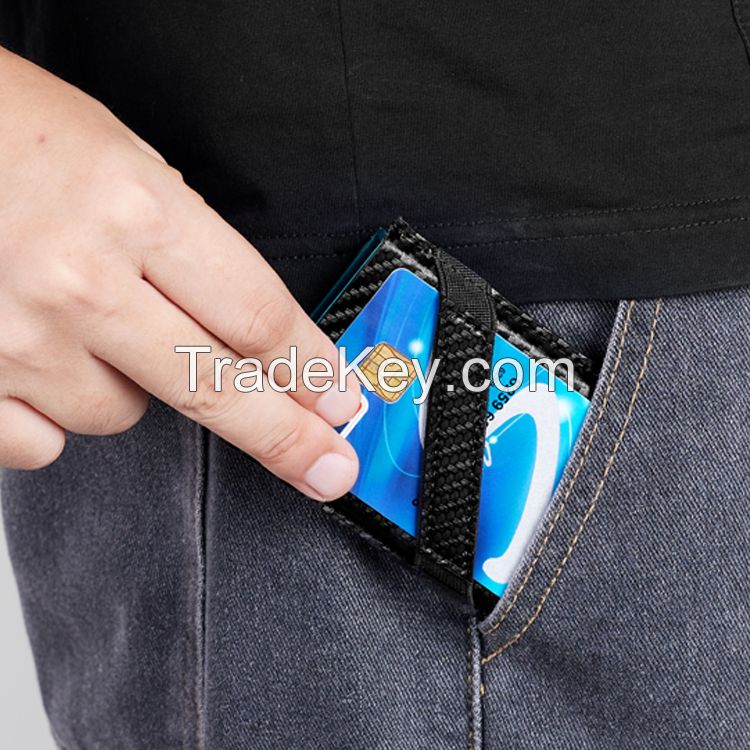 Modern Slim Minimalist RFID Business Credit Card Holder for Men Small Leather Card Case Wallets