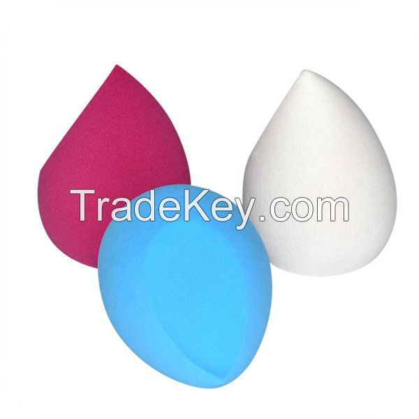 custom logo Soft tear drop egg shape non Latex Free make up Foundation 3D blender beauty cosmetic powder puff face makeup sponge