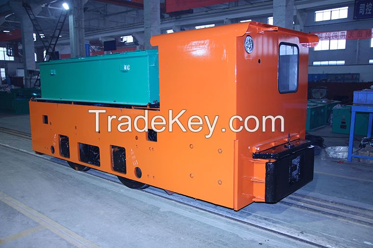 electric mining locomotive for railway using