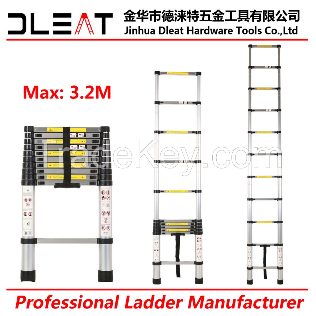 China 3.2m aluminum telescopic ladder