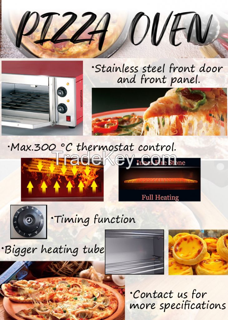 Gainco Customized Viewing Window Commercial Electric Pizza Oven Price
