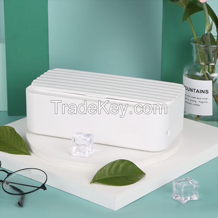 500ml Ultrasonic Cleaner Household Glasses Jewelry New Mini Ultrasonic Cleaner with Built-in Battery