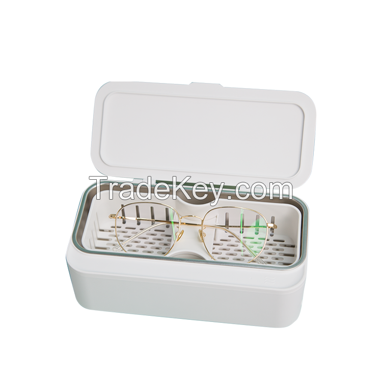 500ml Ultrasonic Cleaner Household Glasses Jewelry New Mini Ultrasonic Cleaner with Built-in Battery