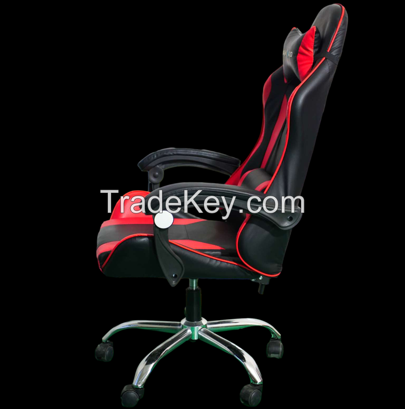 Factory manufacture classic leather adult gaming chair two style one with RGB light another without RGB light
