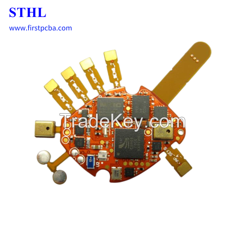 Custom PCBA assembly dvd player circuit board and Electromagnetic flow