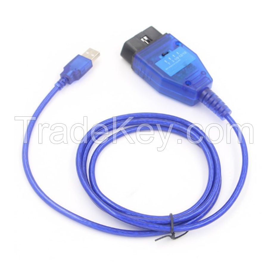 Auto Car Obd2 Diagnostic Cable For VAG For Fiat KKL USB Interface Car Ecu Scan Tool 4 Way Switch