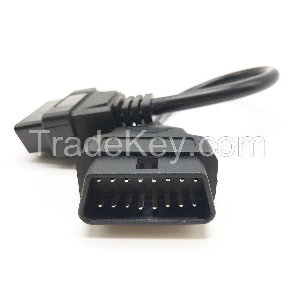 30/100/150/300cm Car OBD2 Extension Cable 16 Pin OBDII OBD 2 EOBD Extend 16pin Female to Male Connector