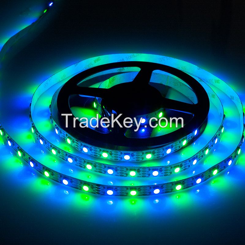 Digital RGB LED strip Flexible Decoration Color LED light 5050SMD 60le