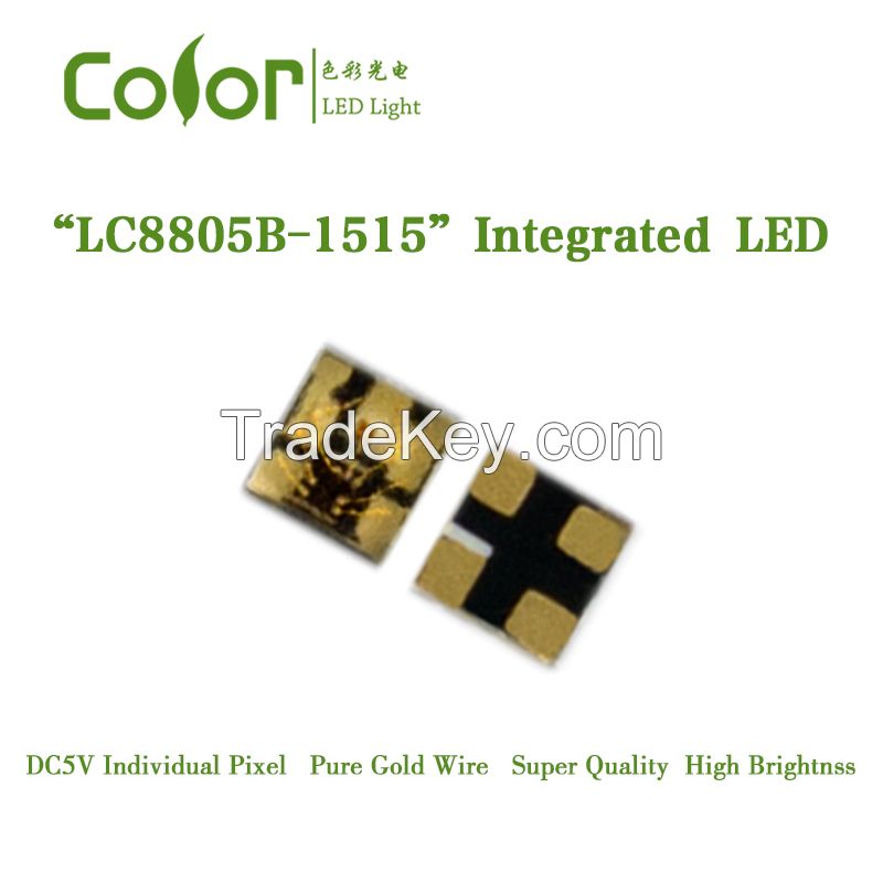 SK6812 SK6805 LC8805B led chip digital rgb build-in IC 1515 smd pure g