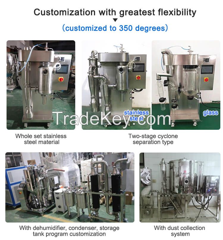instant coffee production line goat milk powder egg powder spray drying equipment powder making machine