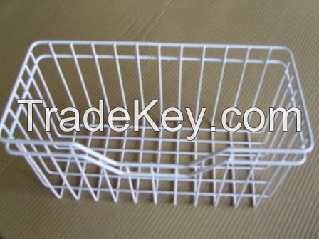 Polyresin Coating  Wire Storage Basket  Freezer Hanging Basket