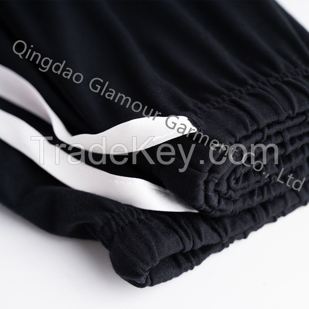 2021 Luxury Sleepwear Women Men Modal Cotton Soft Long Sleeve Pajama Set