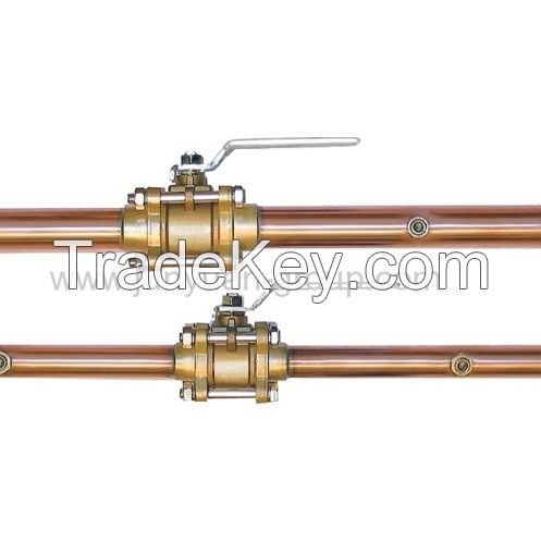 Copper pipe ball valve