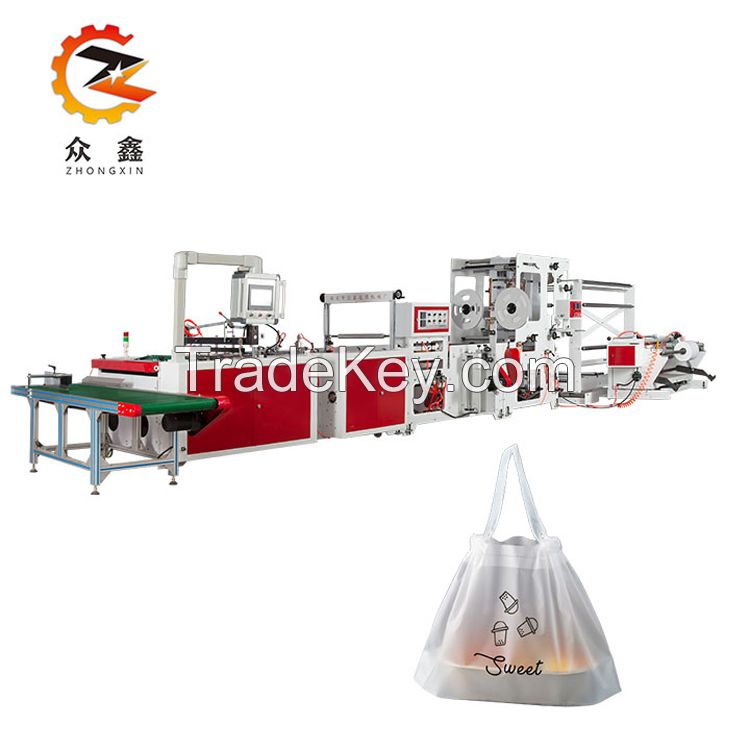 Zhongxin Stable operation Side sealing with rope Plastic Bag making machine