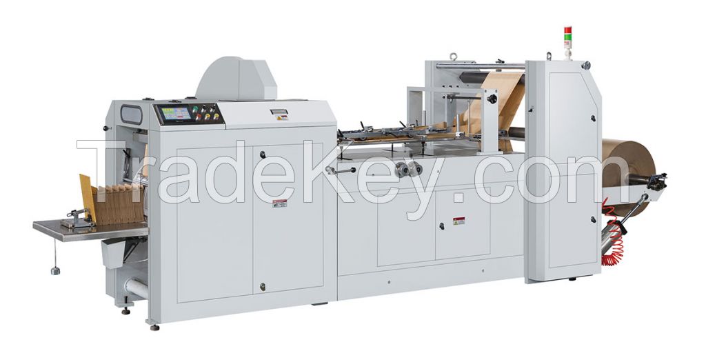 Automatic With Flat Handle Inline Shopping Paper Bag Machine