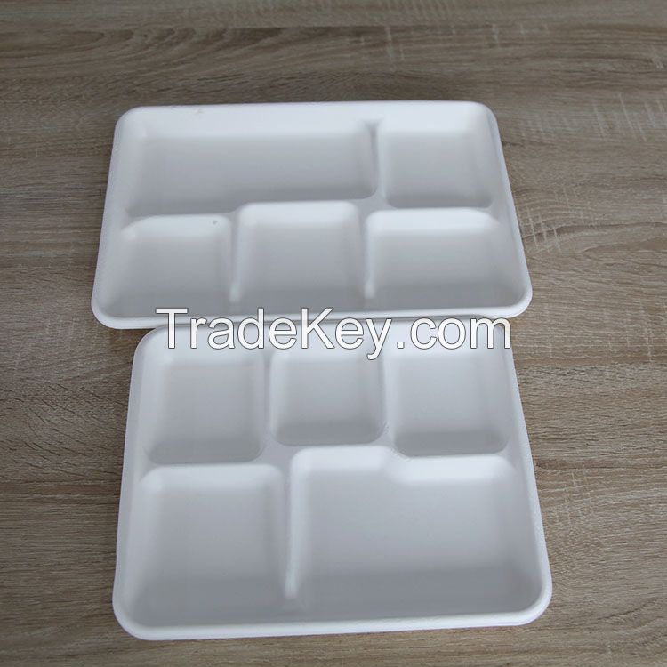 Biodegradable Food Packaging Tray Disposable Product Trays for Restaurants