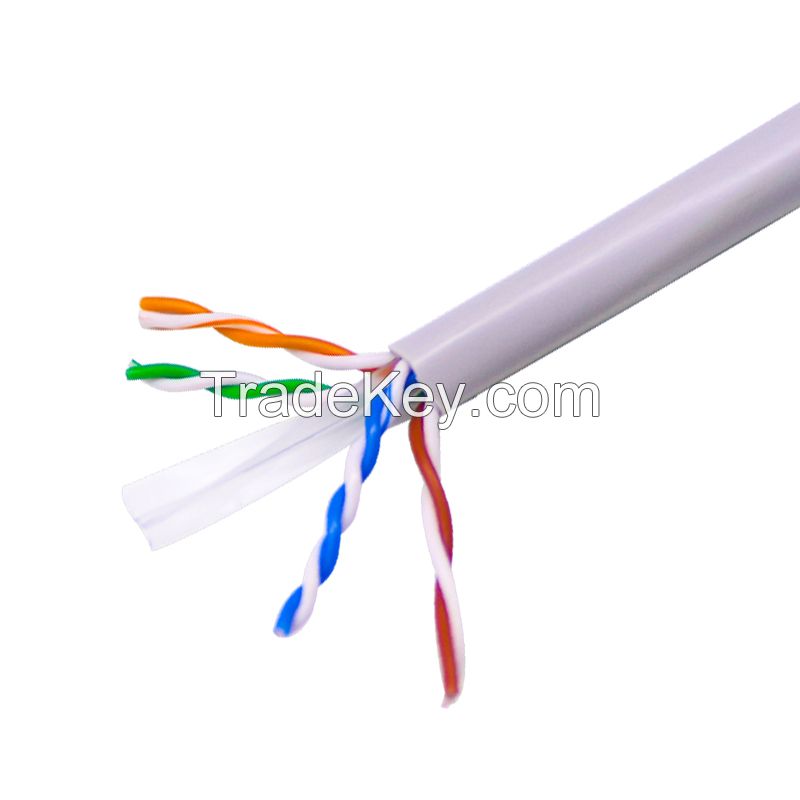 cat6 CCA or pure copper UTP network cable with UL CE certificate from manufacturer