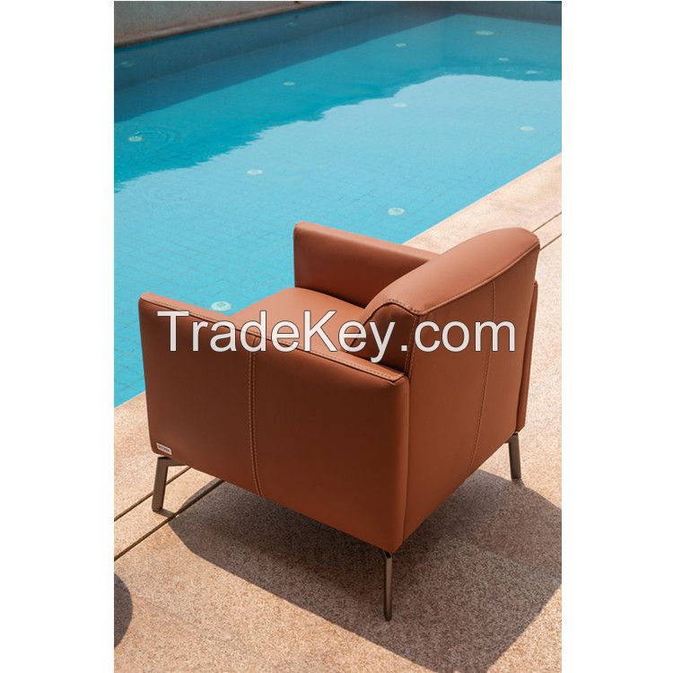 Elegant style simple comfortable home lounge single sofa chair