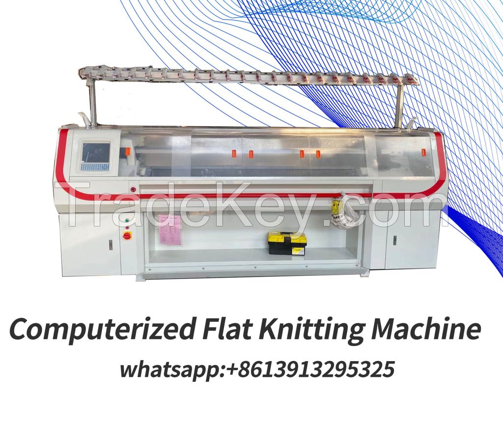 computerized flat knitting machine