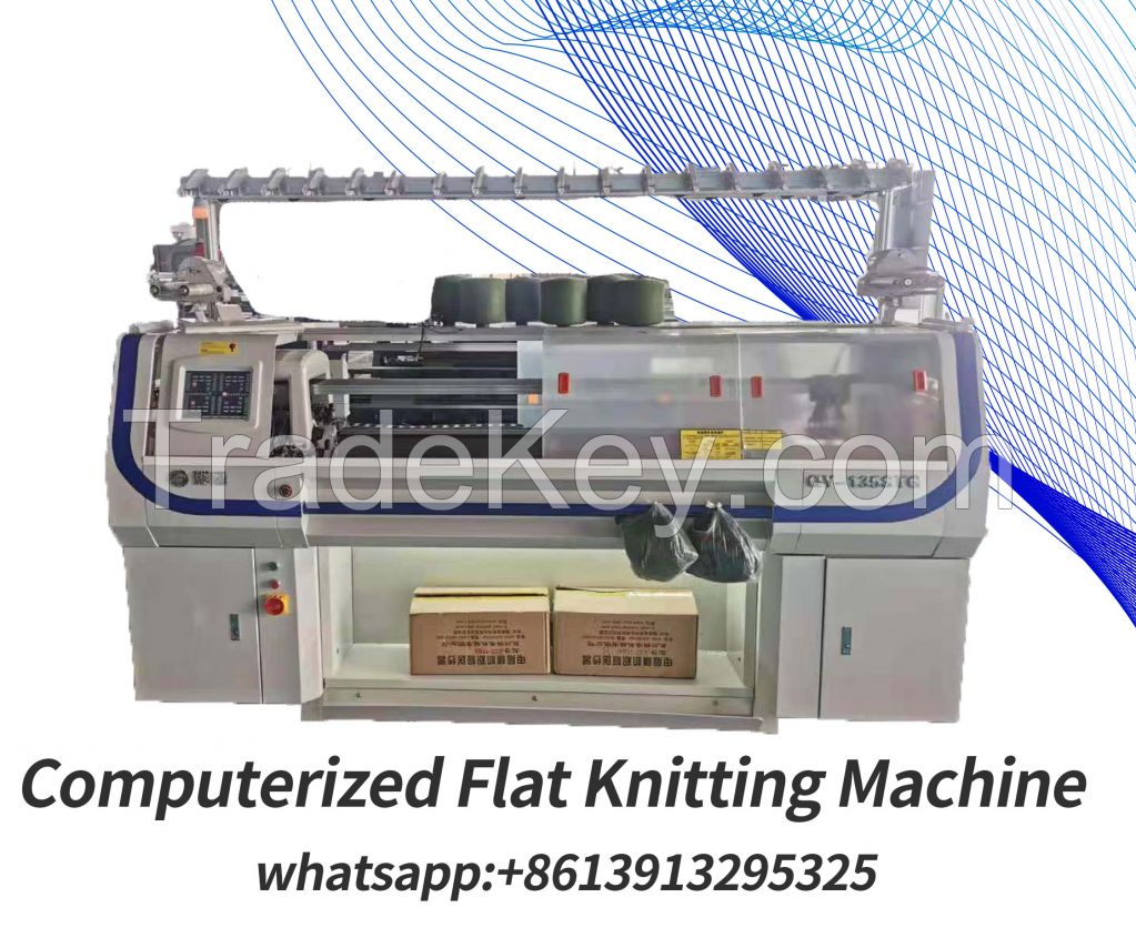 computerized flat knitting machine