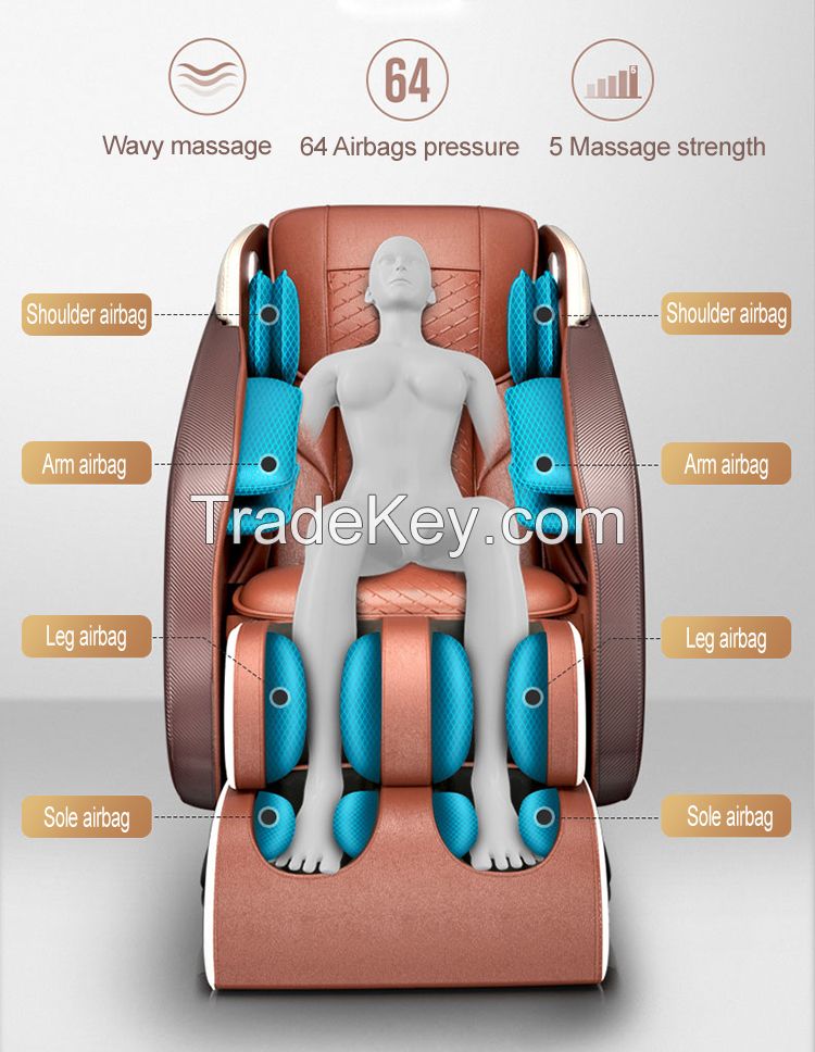 HFR-9700 SL shape full body 4d zero gravity massage chair