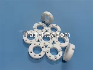 White Custom PTFE Parts Teflon Socket Medical Treatment Connector