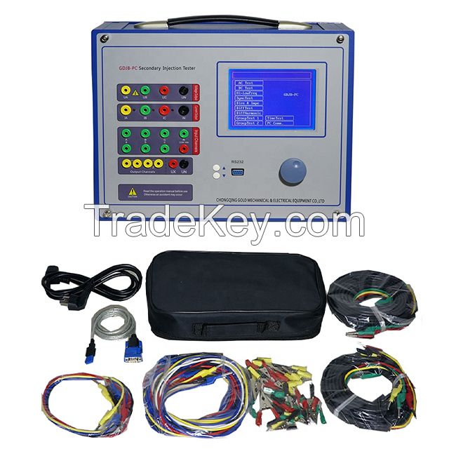 High Accuracy Secondary Current Injection Intelligent Testing Instrument,Power System Protection Relay Tester