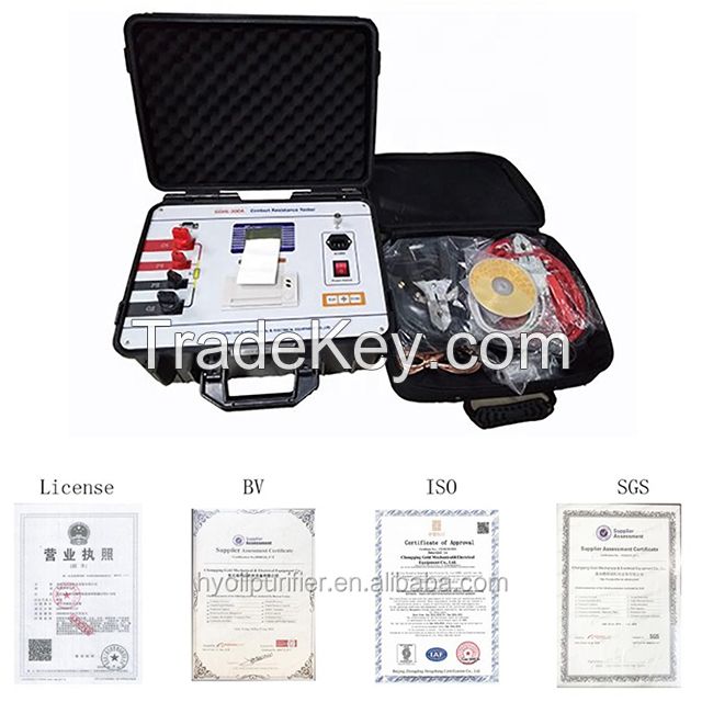 10A 200A micro ohm meter Switch Contact Resistance Tester High Precision Loop Resistance Meter Price