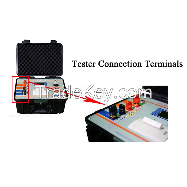 Micro-ohm meter 100A Circuit Breaker Contact Resistance Tester High Voltage Switch Resistance Tester