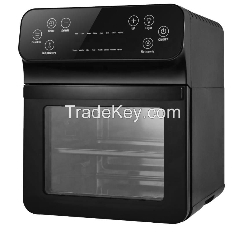 Digital air fryer 15L 16 Preset Cooking Modes Air Fryer Toaster Oven 95% Reduced Oil 16 Quart Air Fryer Toaster Oven Combo 1800W