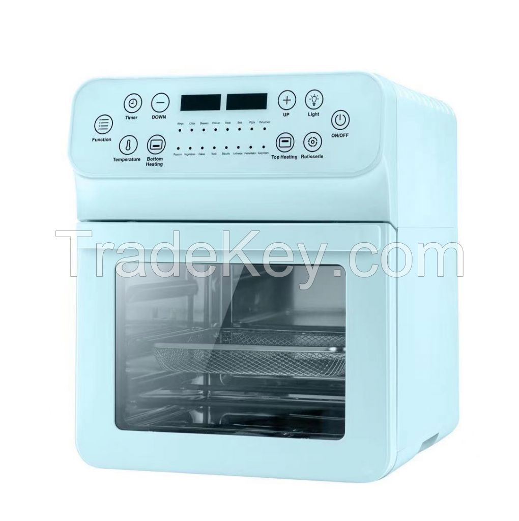 Digital air fryer 15L 16 Preset Cooking Modes Air Fryer Toaster Oven 95% Reduced Oil 16 Quart Air Fryer Toaster Oven Combo 1800W