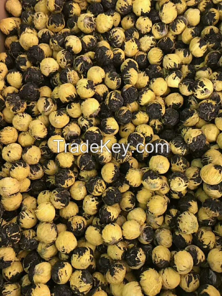 Blooming Sheng Puerh, 8g tea ball