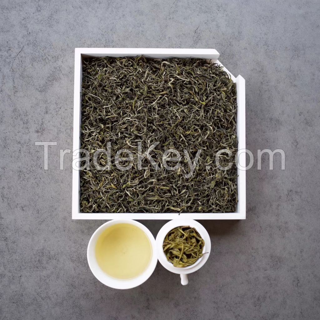 #2 Yunnan High Mountain Big Leave Maojian Twisted Green Tea 