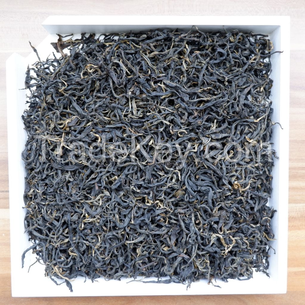 #2 Authenic Yunnan Dianhong Natural twisted Maofeng black tea