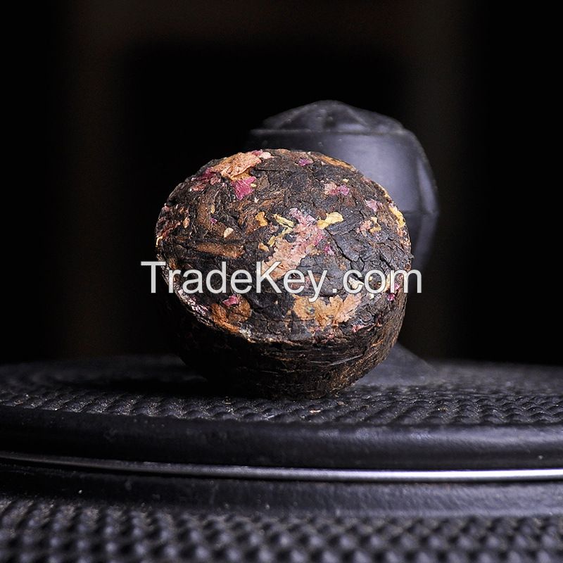 Facotry Supply Yunnan 5g Mini Peoney Flower Blended Shu Puer Tuocha Skin Care Ripe PU-Erh Tea 