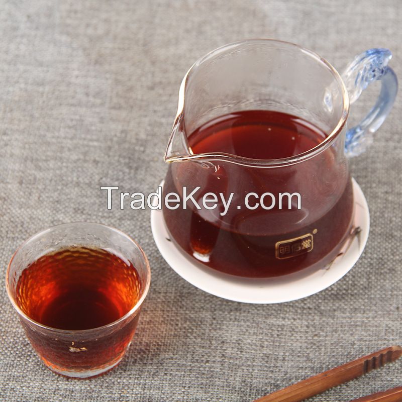 Factory Price Supply 5g Yunnan Mini Shu Puerh Ripe Puer Mixied with Peony Flower Skin Care Tuo Cha