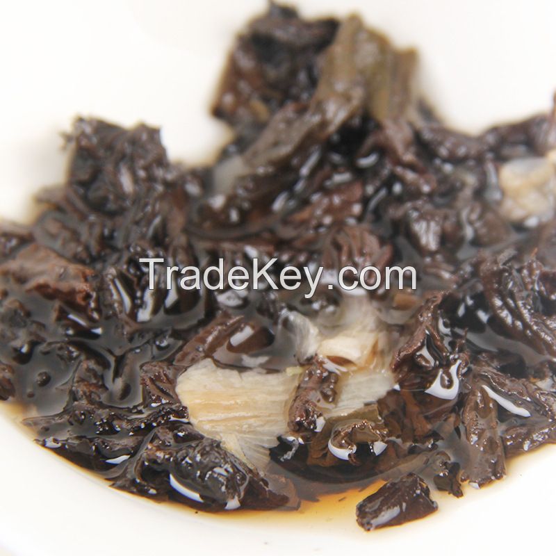 Factory Price Supply 5g Yunnan Mini Shu Puerh Ripe Puer Mixied with Peony Flower Skin Care Tuo Cha