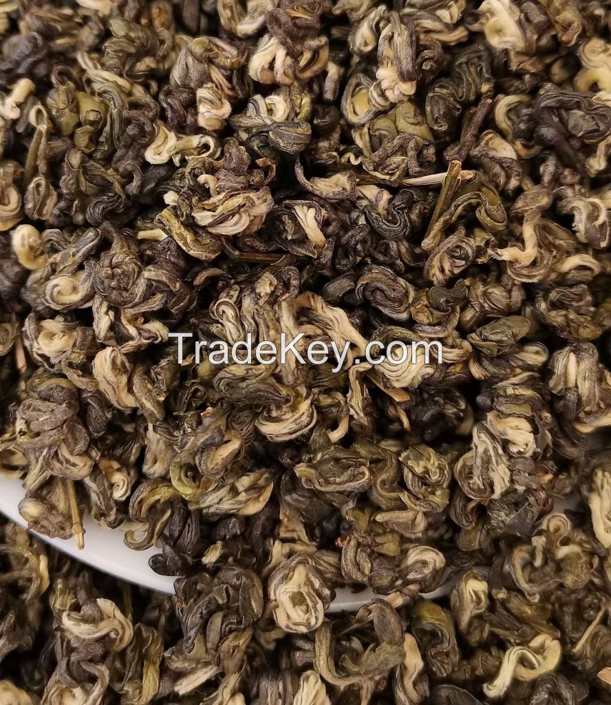 Wholesale Chinese Health Yunnan High MountainSpring #3 Bi Luo Chun Snail Shape Twisted Green Tea