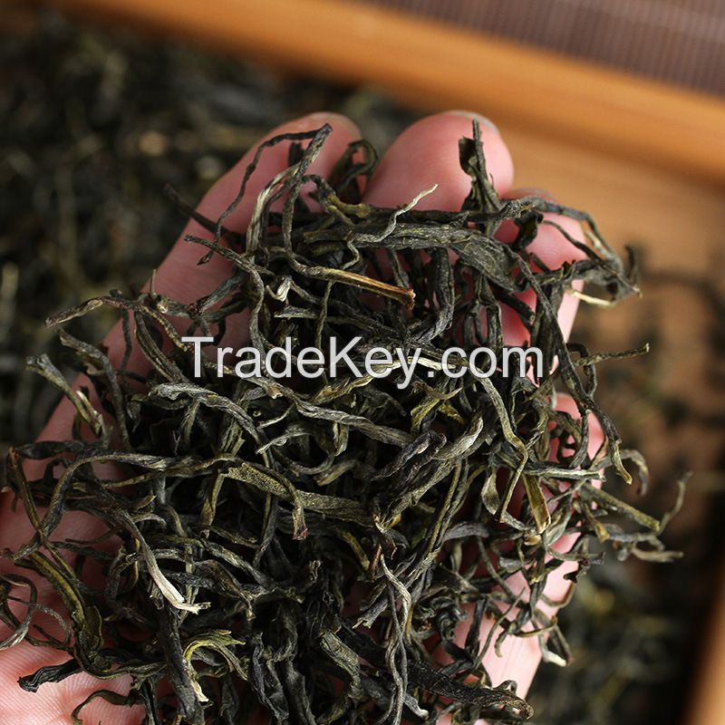 Wholesale Chinese Health Bulk HACCP ISO Natural Yunnan #3 Maofeng Fried Green Tea in Low Tea Price