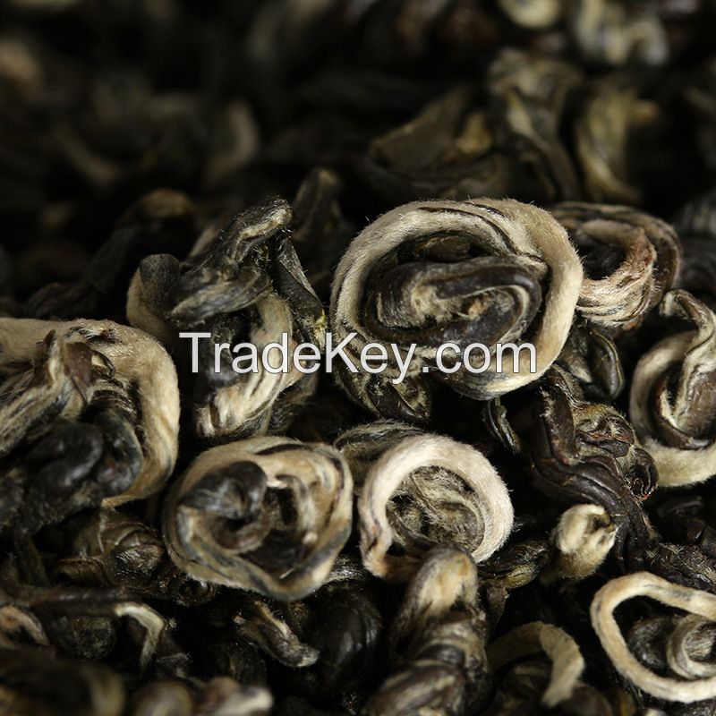 Wholesale FDA organic #3 Chinese Healthy Yunnan High Mountain Fragrant Bi Luo Chun Green Tea with Good Tea Price