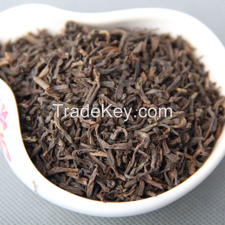 Wholesale Bulk Yunnan Menghai #1 Ripe Puerh Fat Burner Health Skinny Loose Shu Puer Tea