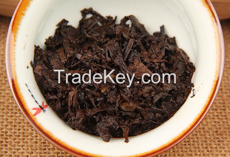 Wholesale Chinese Health 100g 2013Y Aged Flavour Yunnan Ripe Puer Weigh Loss Shu Puerh Tea in Tea Cake
