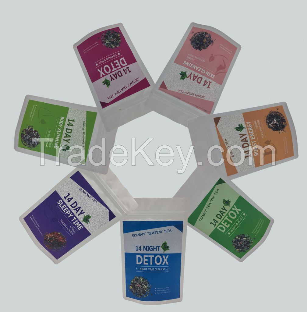 Hot Sale OEM\ODM 28 Days Healthy Weight Loss Reduce Bloating Flat Tummy Tea Pyramid Tea Bag